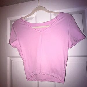 Lavender crop top